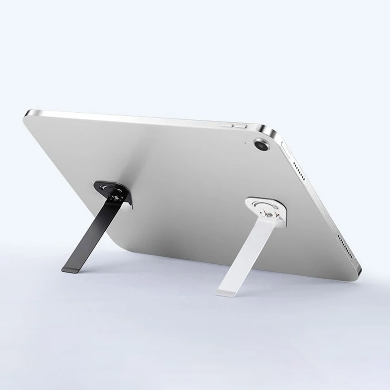 Soporte de Metal plegable para tableta y teléfono, rotación de 90 grados, Universal, portátil, Android