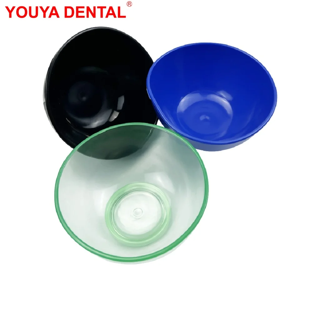 3pcs L/M/S Dental Mixing Bowl Soft Rubber Bowl For Plaster Plastic Flexible Silicone Mixed Gypsum Bowl Dentistry Tools Materials