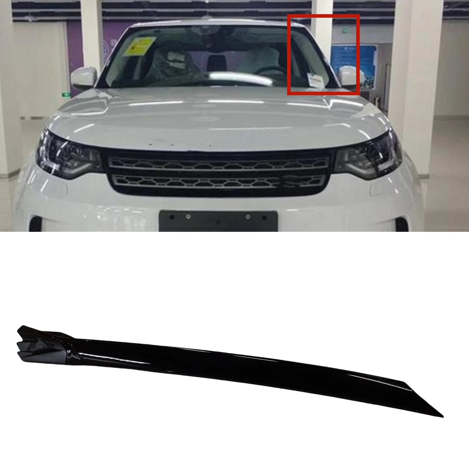 

For Land Rover Discovery 5 2017-2020 Front Left/Right Side Window Exterior A Pillar Moulding Trim Decorative LR148858 LR148855