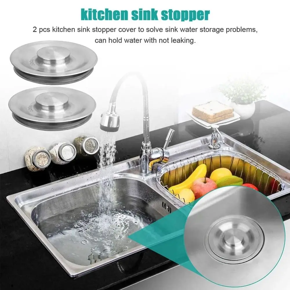 Stainless Steel Sink/Kitchen/Bathroom Drain Cover Cover Sink Strainer Drain Hole Filter Mesh Kitchen Sink Grid Filter Protectio
