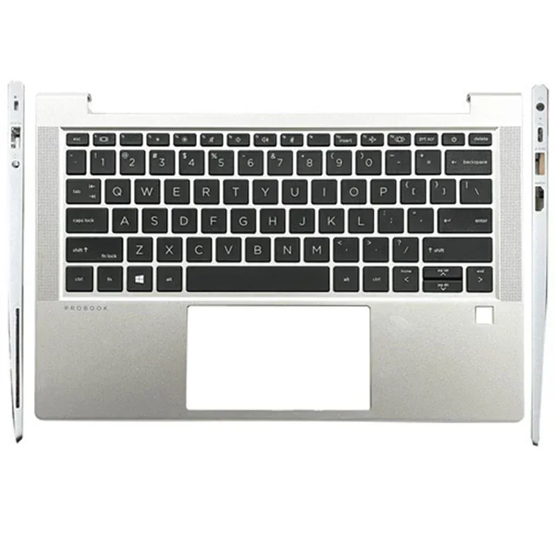 Imagem -02 - Teclado Original dos Eua para Laptop Palmrest Upper Cover Acessórios de Habitação Superior Probook 430 g8 g9 Zhan 66 13 g4 g5 M21190001