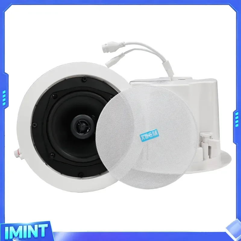 POE IP Ceiling Speaker Supports SIP/WIFI/ Protocols for Remote Music Playback & Speech System