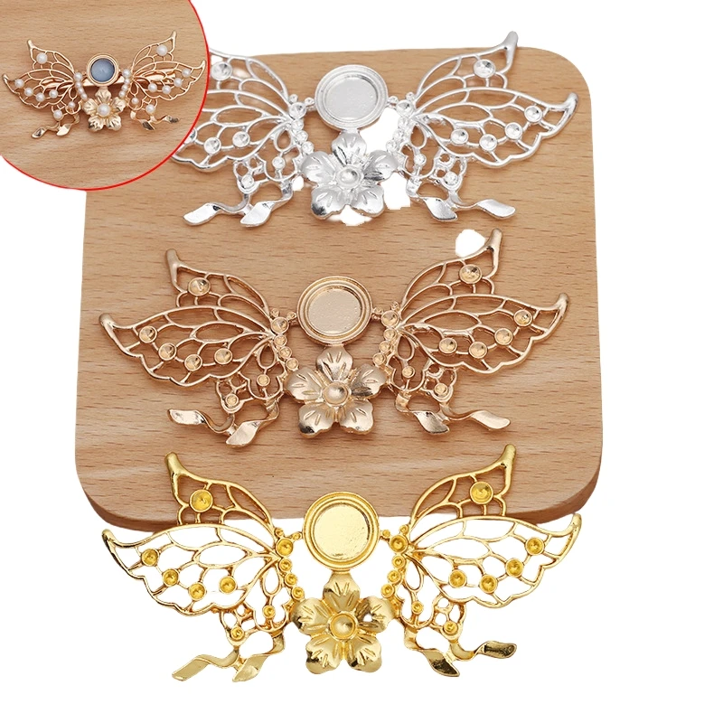 BoYuTe Alloy Butterfly and Flower Materials Factory Supply DIY Handmade Jewelry Accessories and Components