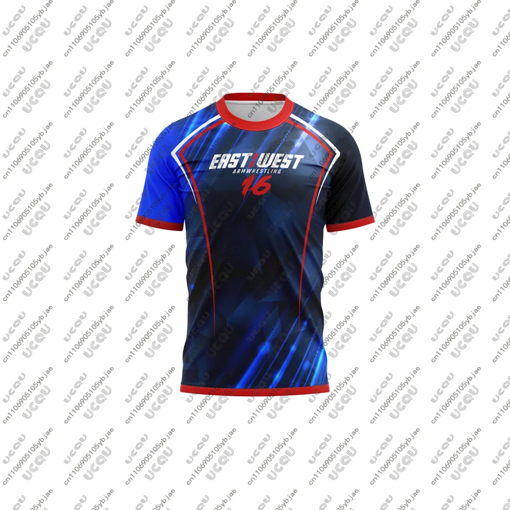 2026 الذراع المصارعة مباراة الشباب تنفس الرياضة في الهواء الطلق عادية تي شيرت الرجال أطفال بنات بلايز لعبة الشرق مقابل الغرب 16 جيرسي اللياقة البدنية