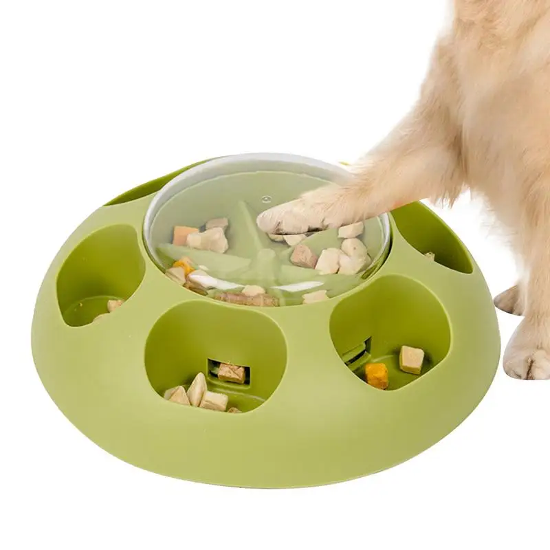 Interactive Slow Feeder Toys Treat Dog Slow Feeder Puzzle Toys Training Mental Stimulation Enrichment Toy Brain Food Dispenser