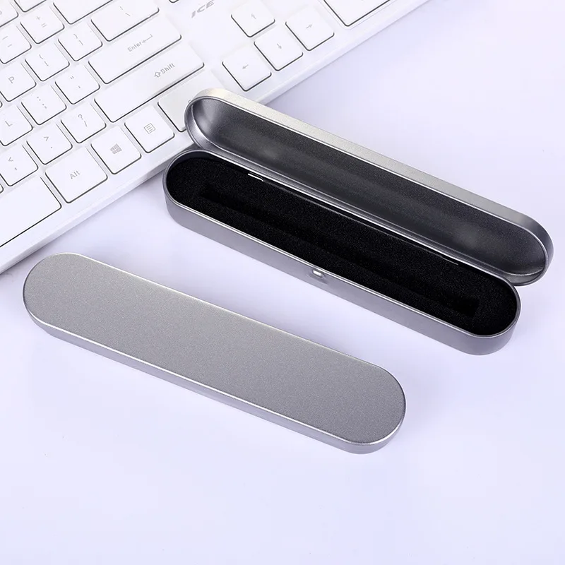 Rectangular Tinplate Pencil Box Color Stationery Box Gift Iron Box Makeup Box Pencil Cases Office and Advertise Steelless Box