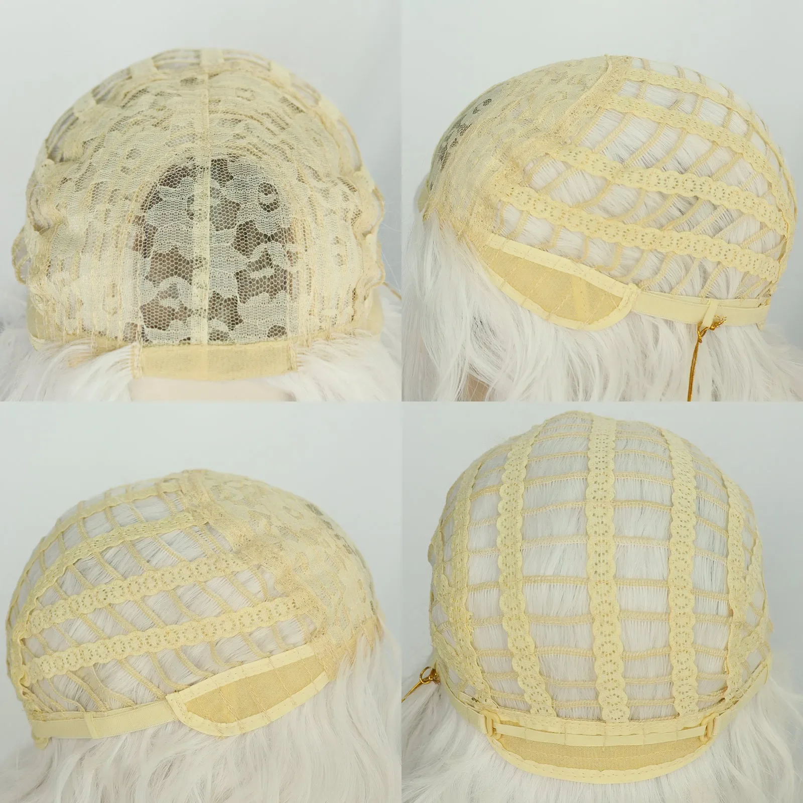 ผู้หญิง Queen วิกผมคอสเพลย์วิกผมภาพยนตร์ Alice สีขาวหยักยาวผมเครื่องทําสําหรับอุปกรณ์ฮาโลวีน Party Queen วิกผม