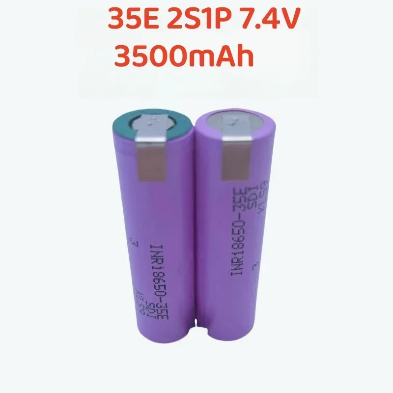 18650 35E 3500mAh/10500mAh 2S 3S 4S 5S 6S/1P 2P 3P 4P 3.7V 7.4V 14.8V 18V 21V for screwdriver battery welding battery pack