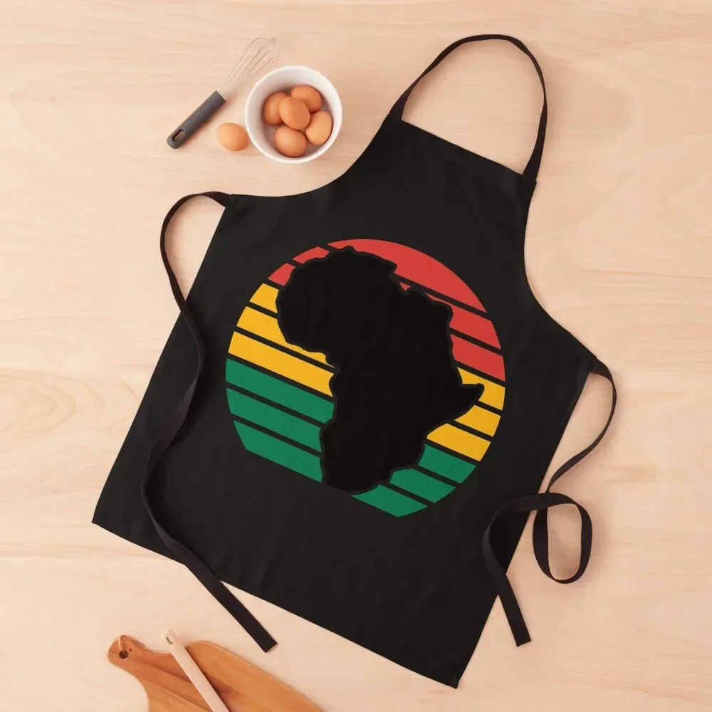 

Africa Black Apron Utensils For Kitchen men's barbecue Apron