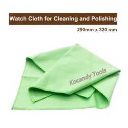 290mm×320mm Soft Chamois Glasses Cleaner Watch Eyeglasses Microfiber Clean Cloth for Watch Repair and Polishing