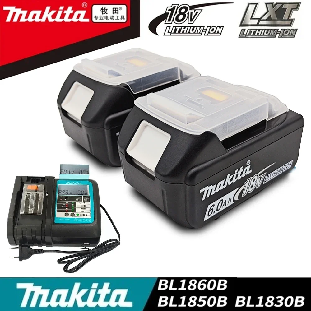 Makita 18V 3/5/6/9Ah Li-ion Battery,for Power Tool BL1860B BL1860 BL1850 BL1840 BL1830 Replacement Rechargeable Battery