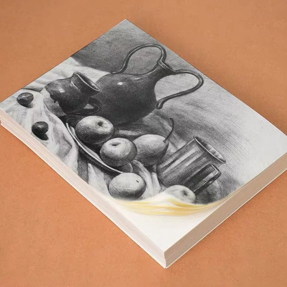

100 Pcs A4 Size Thick Watercolor Painting Paper for Artists Students Drawing Sketch Bulk Supplies Art Accessories