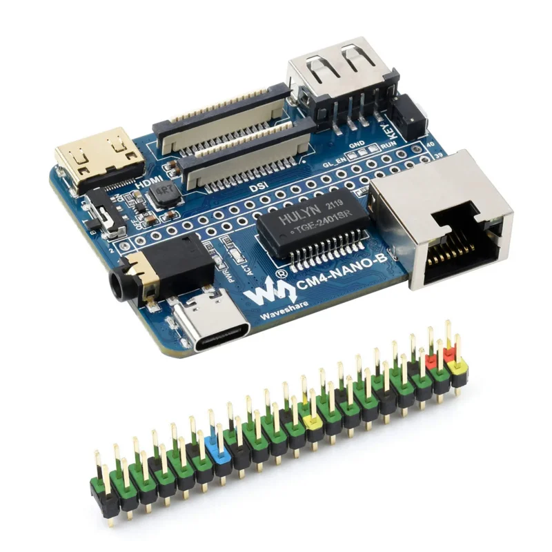 Waveshare CharacterBase Board (B) pour Raspberry Pi Compute Tech 4, Même taille que le CM4