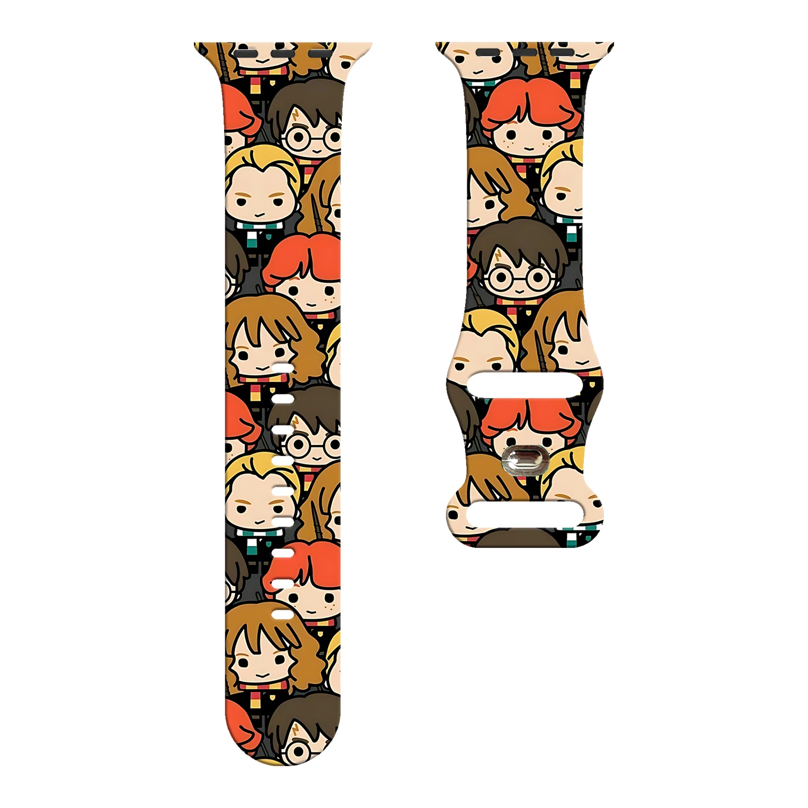 

Mini Cartoon Series Strap for Apple Watch 11 10 9 SE Silicone Band Replaceable Watchband for iWatch Bracelet 46mm 45mm 42mm 41mm