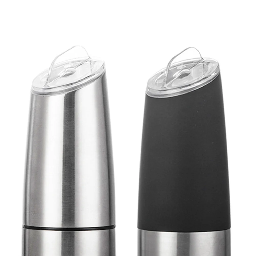 

2pcs Electric Pepper Mill Lids Transparent Replacement Cover For Kitchen Grinder Dustproof Protection Pepper Mill Accessory