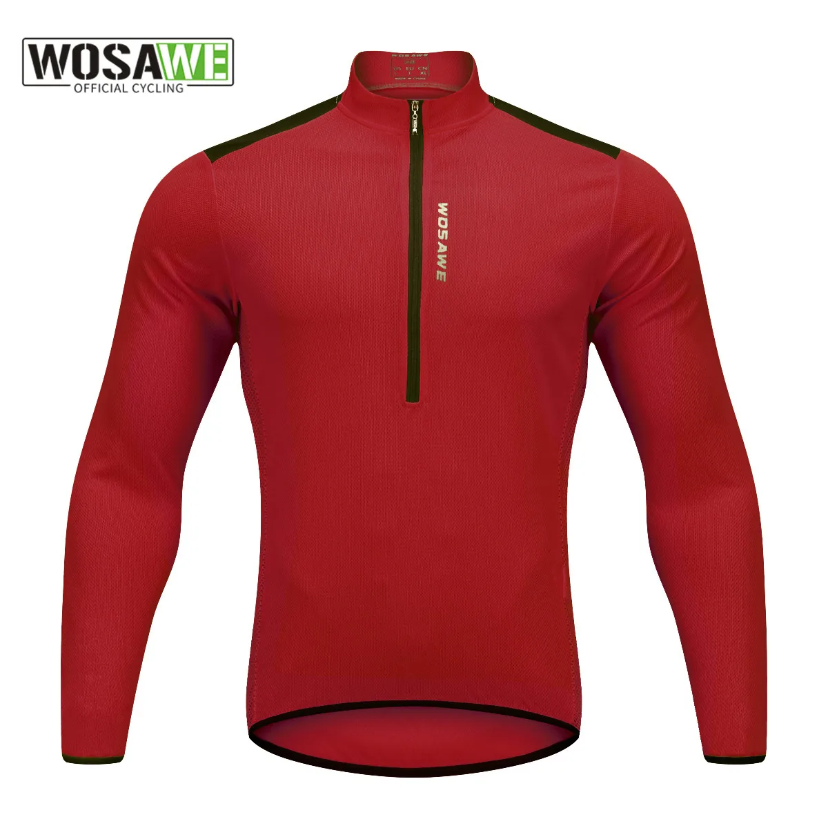 WOSAWE Pro wielertrui met lange mouwen Mesh fietsshirts Outdoor MTB Weg Mountainbike Uniform Kleding Draag sneldrogend