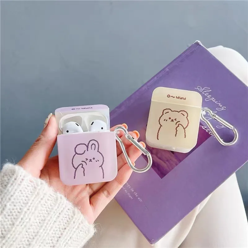 Soft Silicone Headphones Cartoon Case For AirPods Pro Case Animal Bluetooth Earphone Wireless Protect Cover For AirPods 3 Pro