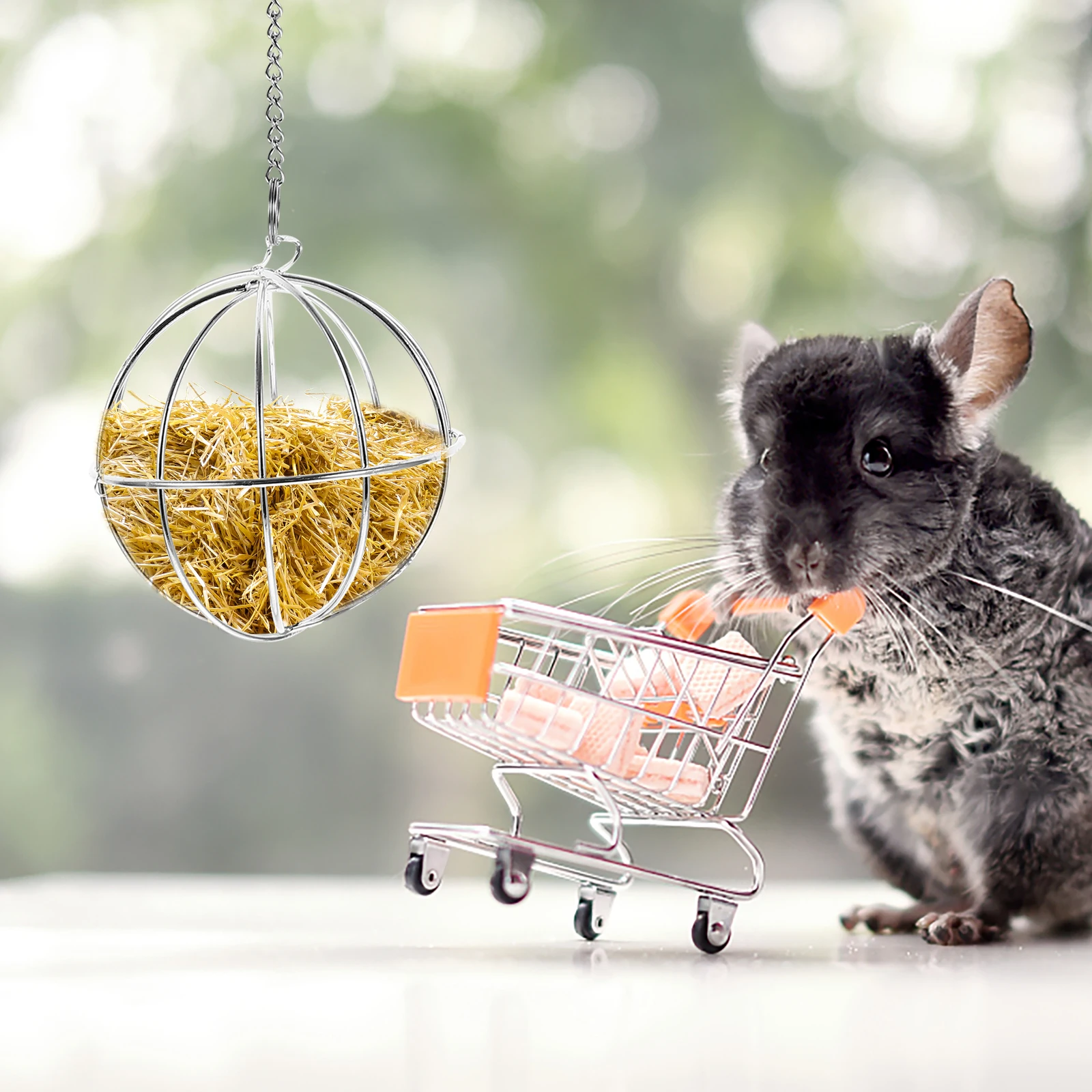 

Seagrass Rabbit Balls Hanging Feeding Hay Rack Small Animal Supplies Canary Toy