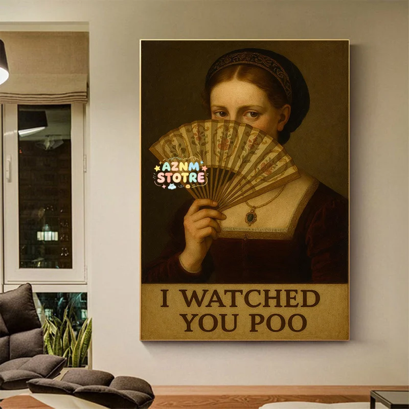 Stinky Toilet Funny Art Posters Funny Celebrity Prints Canvas Painting Wall Art Pictures Home Room Modern Bathroom Decoration