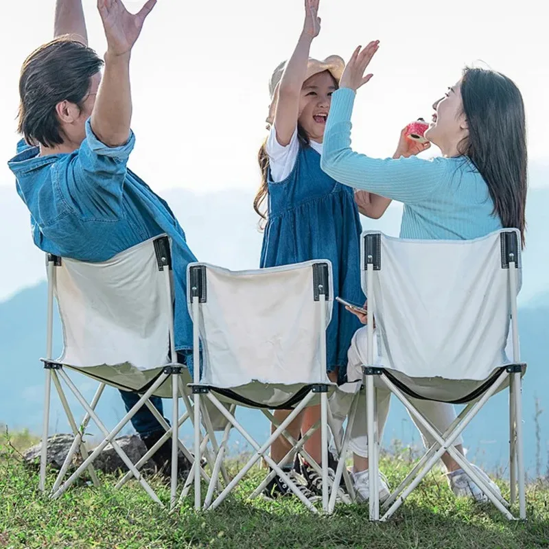 Chaise de Camping pliante et Portable, légère, pour tourisme, pêche, mobilier d'extérieur, randonnée naturelle, équipement de Camping