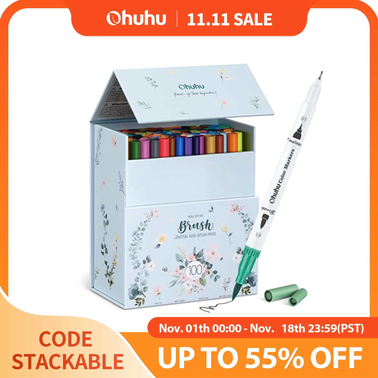 Copic Marker Sketch - Ohuhu أقلام تلوين فنية ذات نصائح