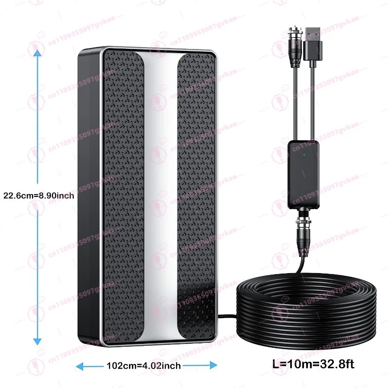 Indoor and Outdoor Ground Wave VHF UHF DVB-T2 High Definition HDTV Digital TV Antenna - view 2