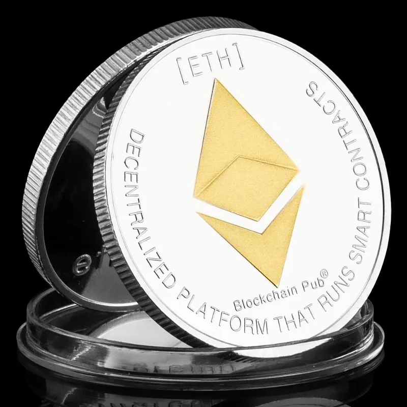 

Physical Coins, Ether Bicolor Gold and Silver Coins, Bit B Creative Coins, Physical Commemorative MEDALS, Figurines, Model Gifts