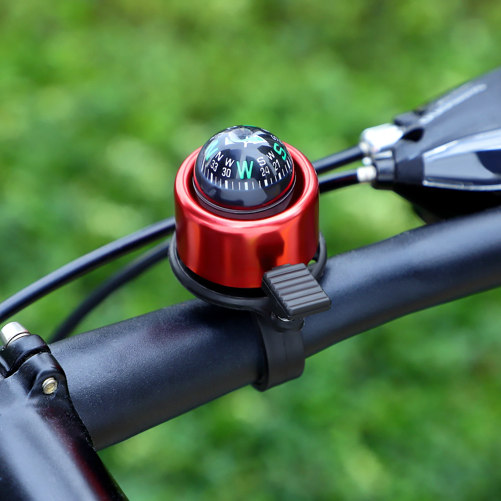 

【】Bicycle Bell Mountain Bike Durable Warning Ring Rainproof Easy Installation Electric Bike Compatible Accessories Red