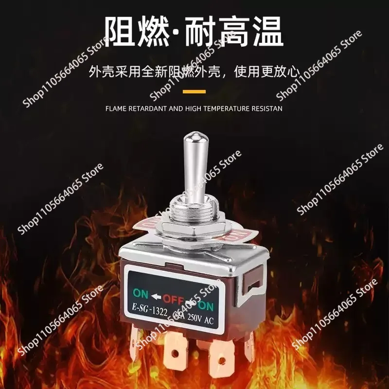 10PCS joystick toggle switch, 2nd gear, 1021T button switch, 3-pin button switch