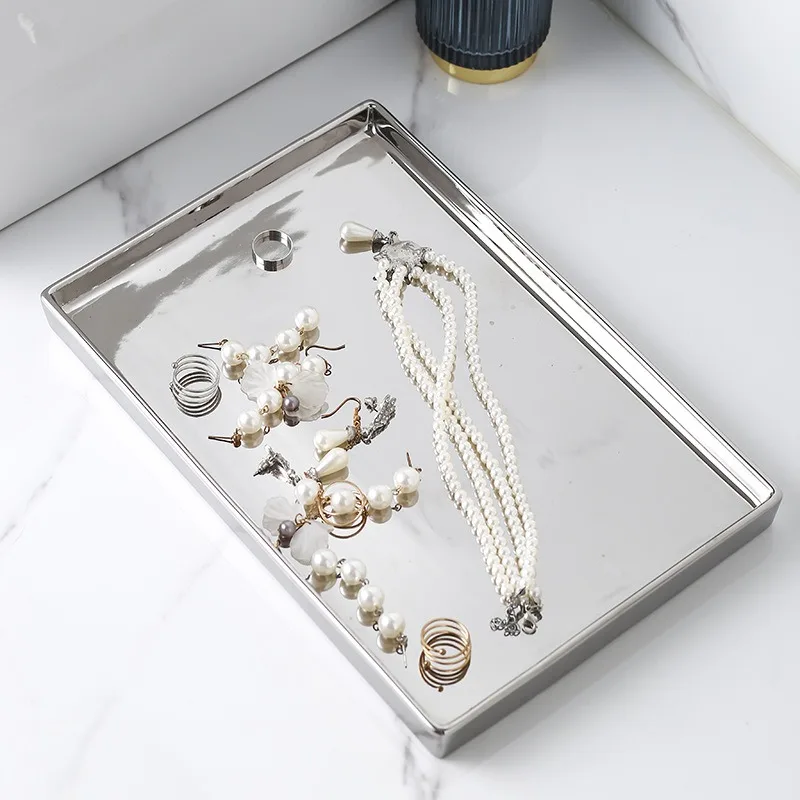 

Ceramics Jewellery Organizer Trays Mini Earrings Ring Storage Trays Craft Bracelet Necklace Display Tray Wholesale Jewelry Tray