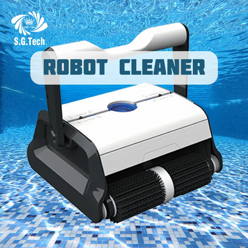Hot Dual Motor HJ2052 Plastic Swimming Pool Robot Vacuum Cleaner Clean Bottom Wall Water Lines Crown Pool Cleaning Tool Accessor