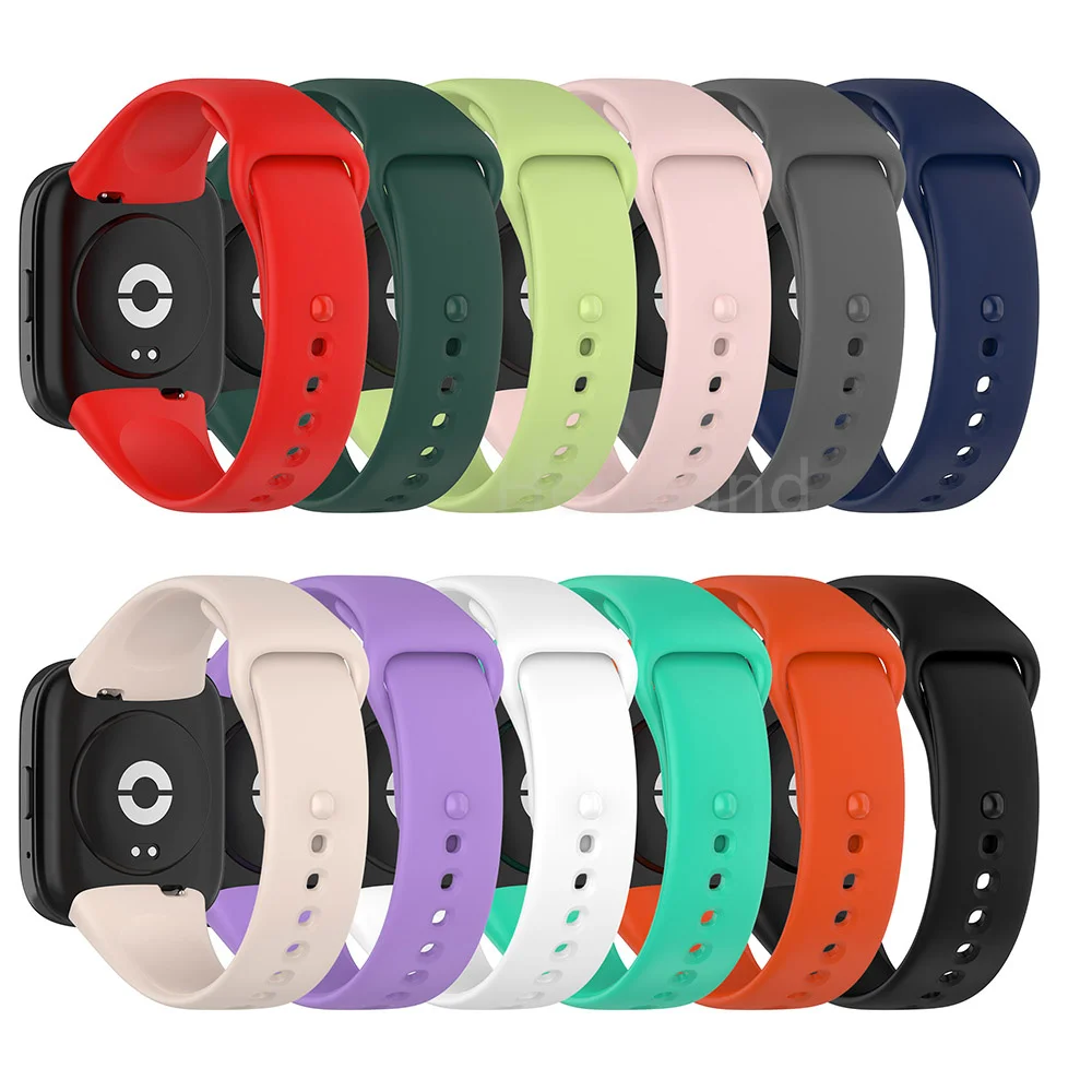 Fashion Silicone WatchBand For Redmi Watch 3 Active SmartWatch Strap Wristbands Bracelet For Redmi Watch 3 Lite Strap WristBand