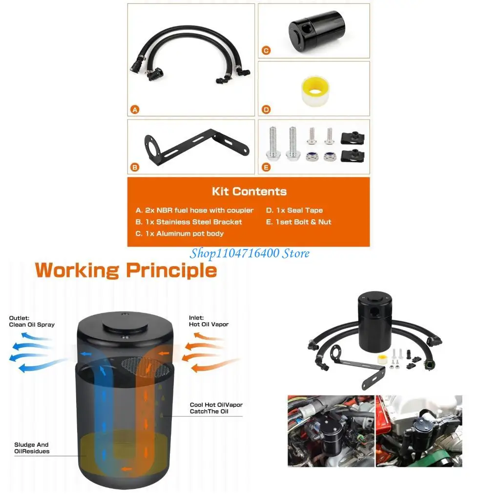 

y1gd High Efficiency Oil Vapors Separator Strong Oil Mists Filter for Vehicles