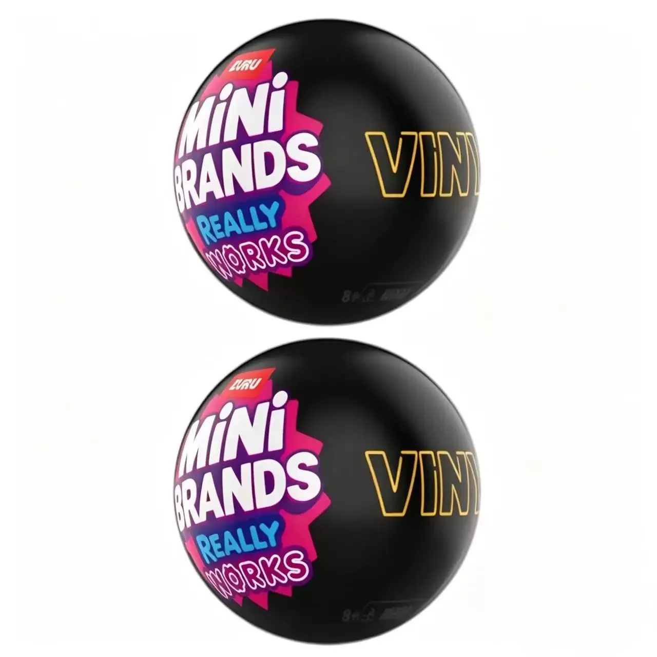 New Genuine ZURU Mini Brands Vinyl Player Surprise Ball Blind Box Plays Music Pink Record Album Stand Trendy Play Toys Gifts