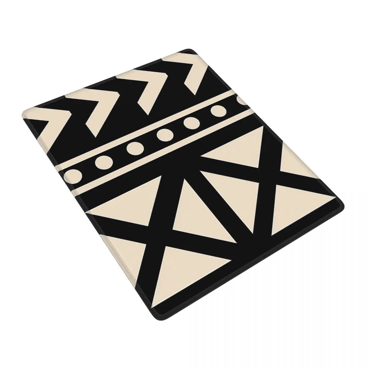 African Mud Cloth Black And White Trending Mouse Pad Gamer PC Laptop MatsKeyboard Carpet Computer GamingDesk Mat 7x9 in 22x18 cm