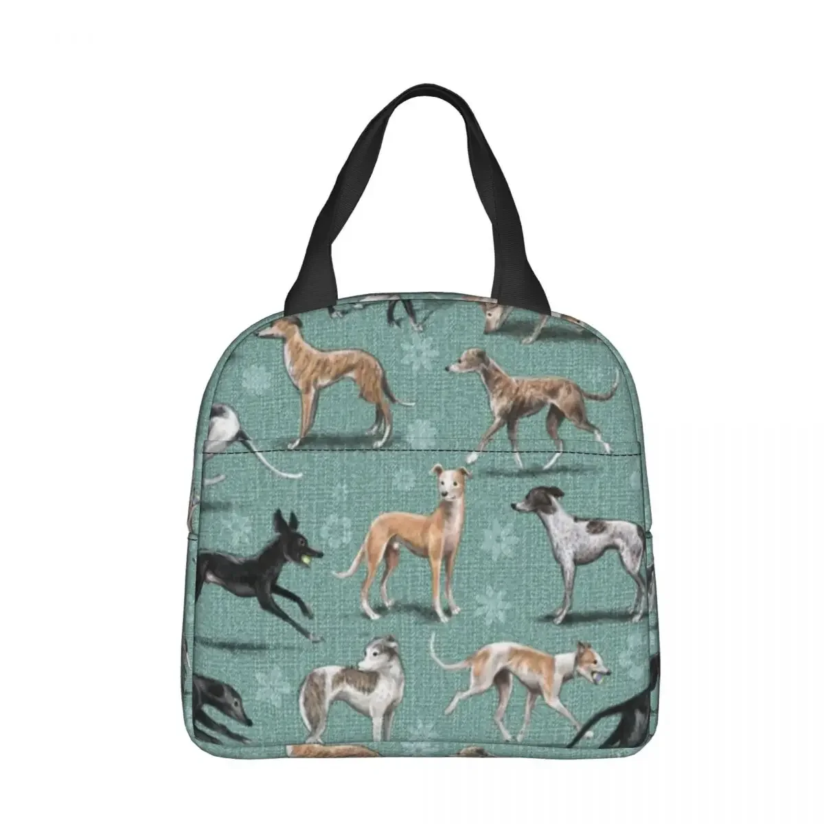 The Greyhound Insulated Lunch Bags High Capacity Whippet Meal Container Thermal Bag Lunch Box Tote Beach Picnic Food Handbags