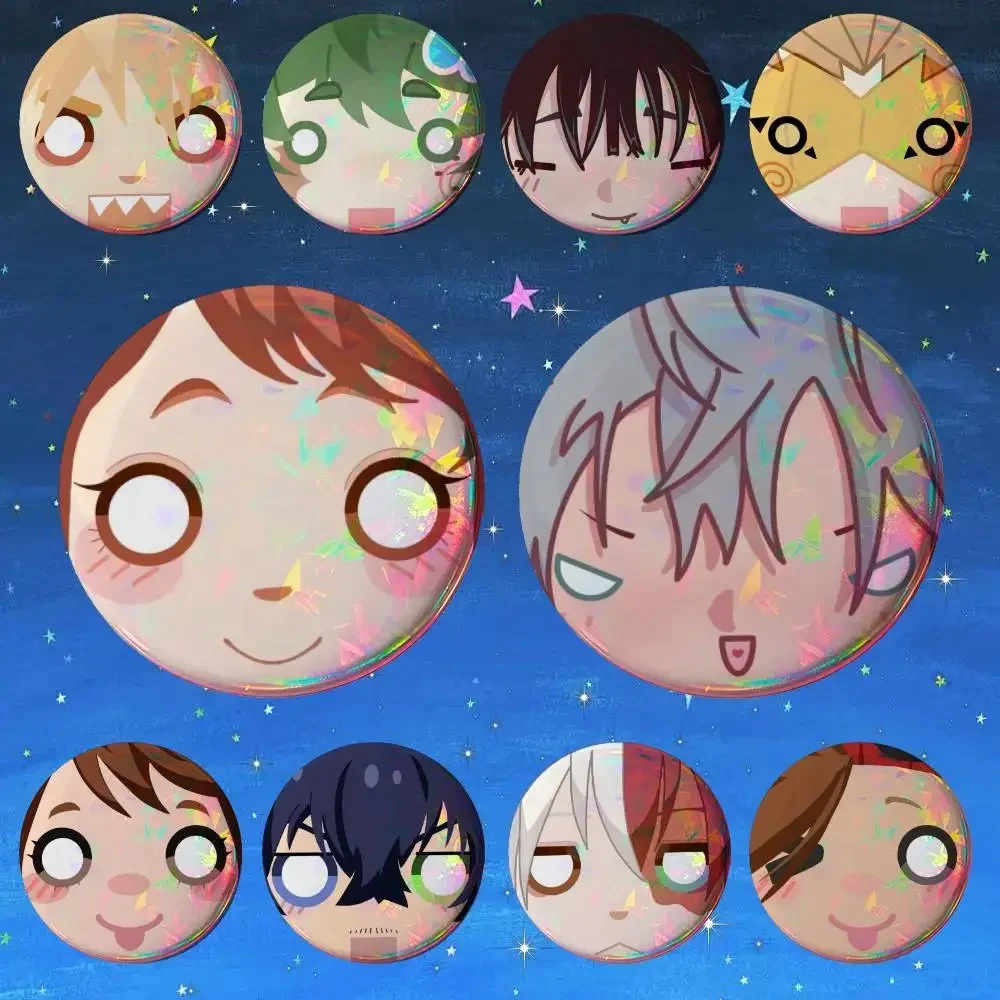Creative Funny Cartoon Character Meme Brooches Izuku Midoriya Katsuki Bakugo Badge Jacket Bag Lapel Pin Jewelry Accessories Gift