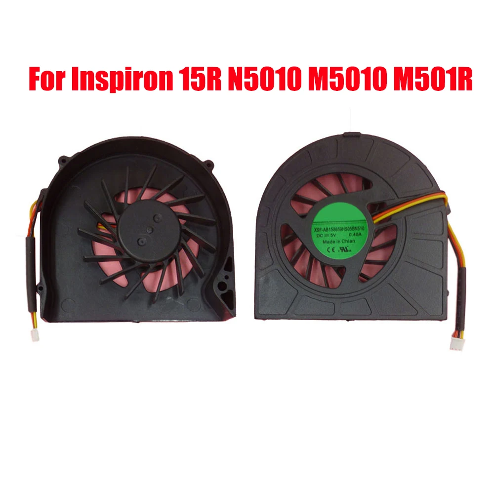 Laptop CPU Fan For DELL For Inspiron 15R N5010 M5010 M501R XSF-AB158659HS05BN510 DC5V 0.4A