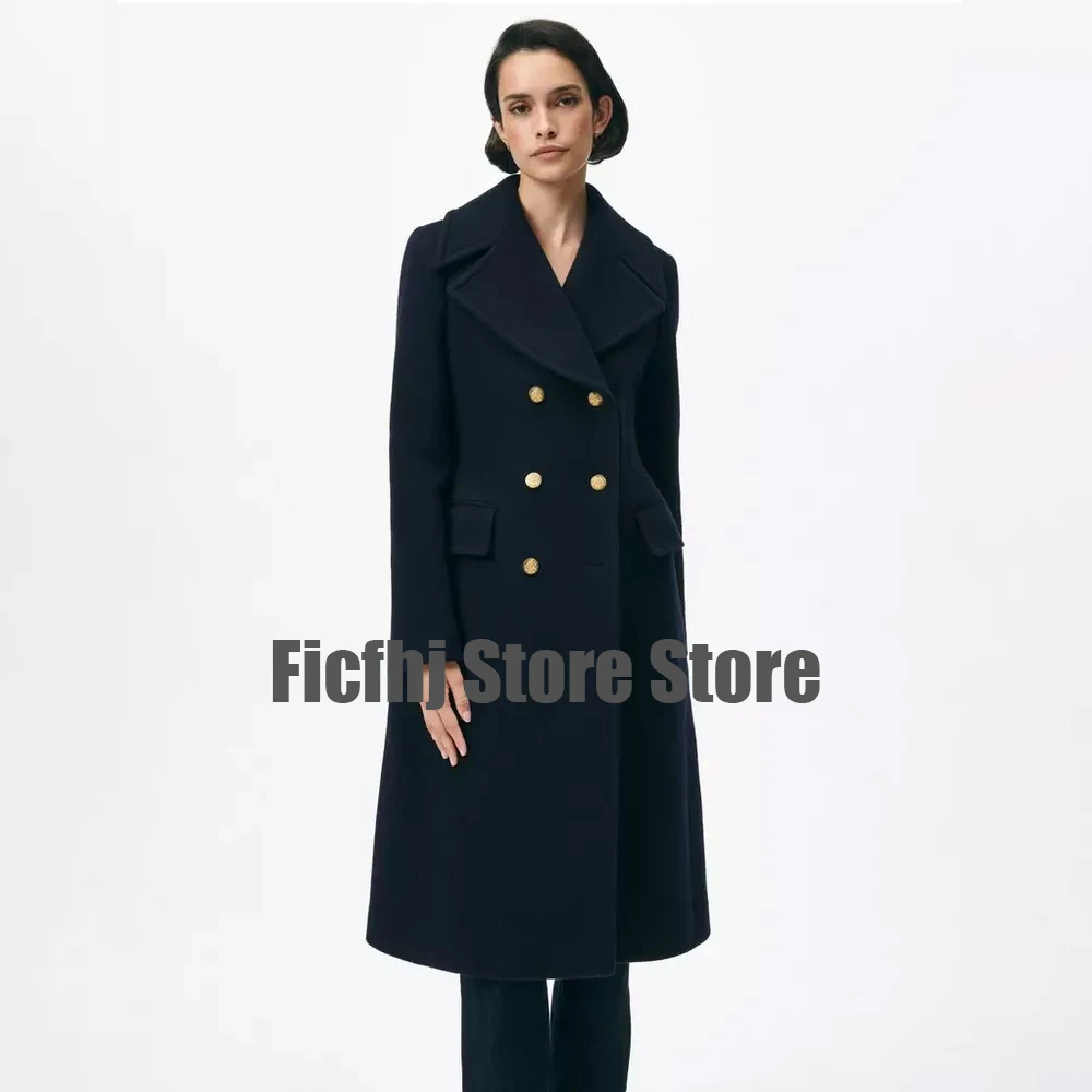 Women's Woolen Long Coat New in Jackets & Jackets Luxury Coats Woman Offer Over Coat Ladies Winter Women's Autumn Clothes Mantel