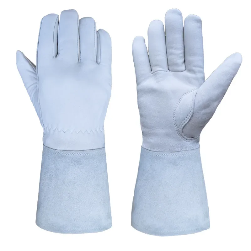 

Sheepskin Gardening Gloves Stab-proof and Tie-proof Garden Wear-resistant Breathable Garden Gloves