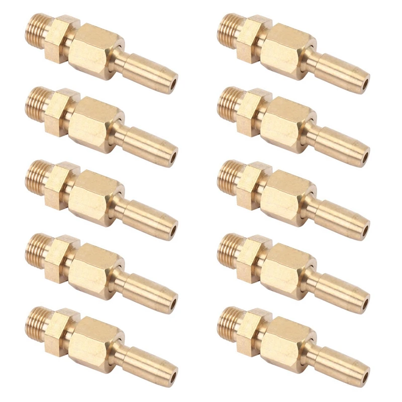 80Pcs 1/8 Inch DN6 Brass Gushing Spray Water Fountain Nozzles Universal Water Curtain Nozzle Landscape Garden Fountain