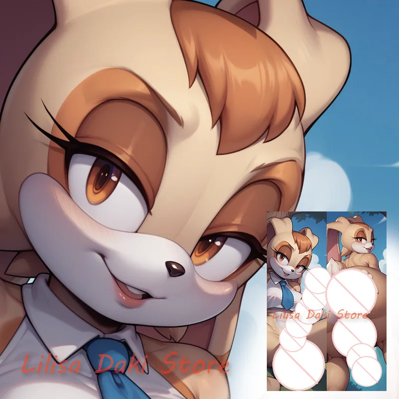 

Dakimakura Cream The Rabbit Futa Anime Body Pillow Cover Double Sided Print Life Size Pillowcase Gifts