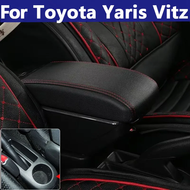 

Для TOYOTA Yaris Подлокотник Для TOYOTA Yaris Vitz Автомобильный подлокотник Автомобильные аксессуары Детали интерьера Ящик для хранения Детали для модернизации