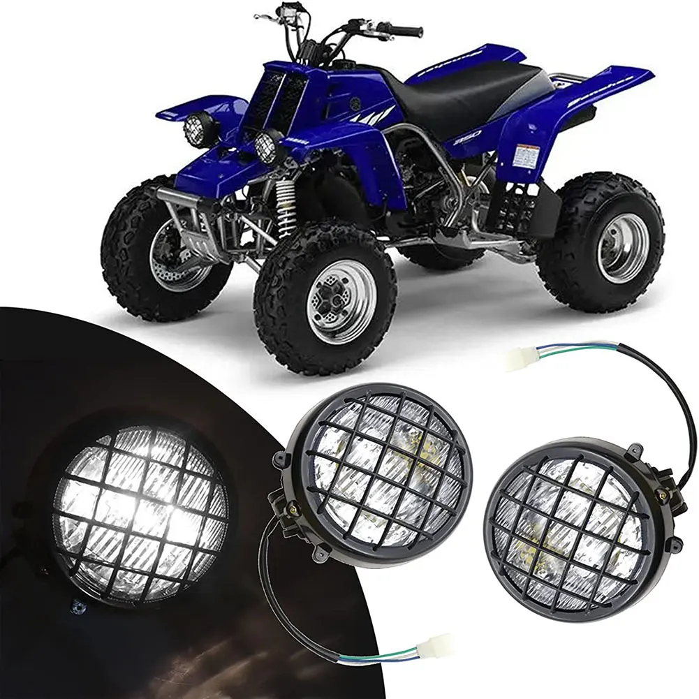 

Front Head Light Lamp Headlight Bulbs Lights For 70cc-150cc 4 Wheeler Quad Dirt Bike ATV Dune Buggy for Yamaha Banshee 87-2006