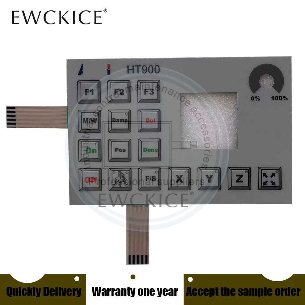 NOVO teclado com interruptor de membrana HT900 HMI PLC