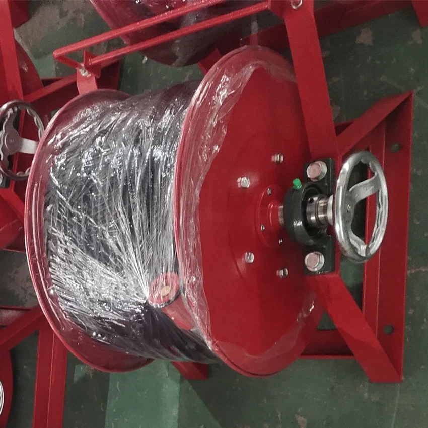 

TLF Heavy Hand Roll Floor Type Fire Hose Reel High Pressure 60m