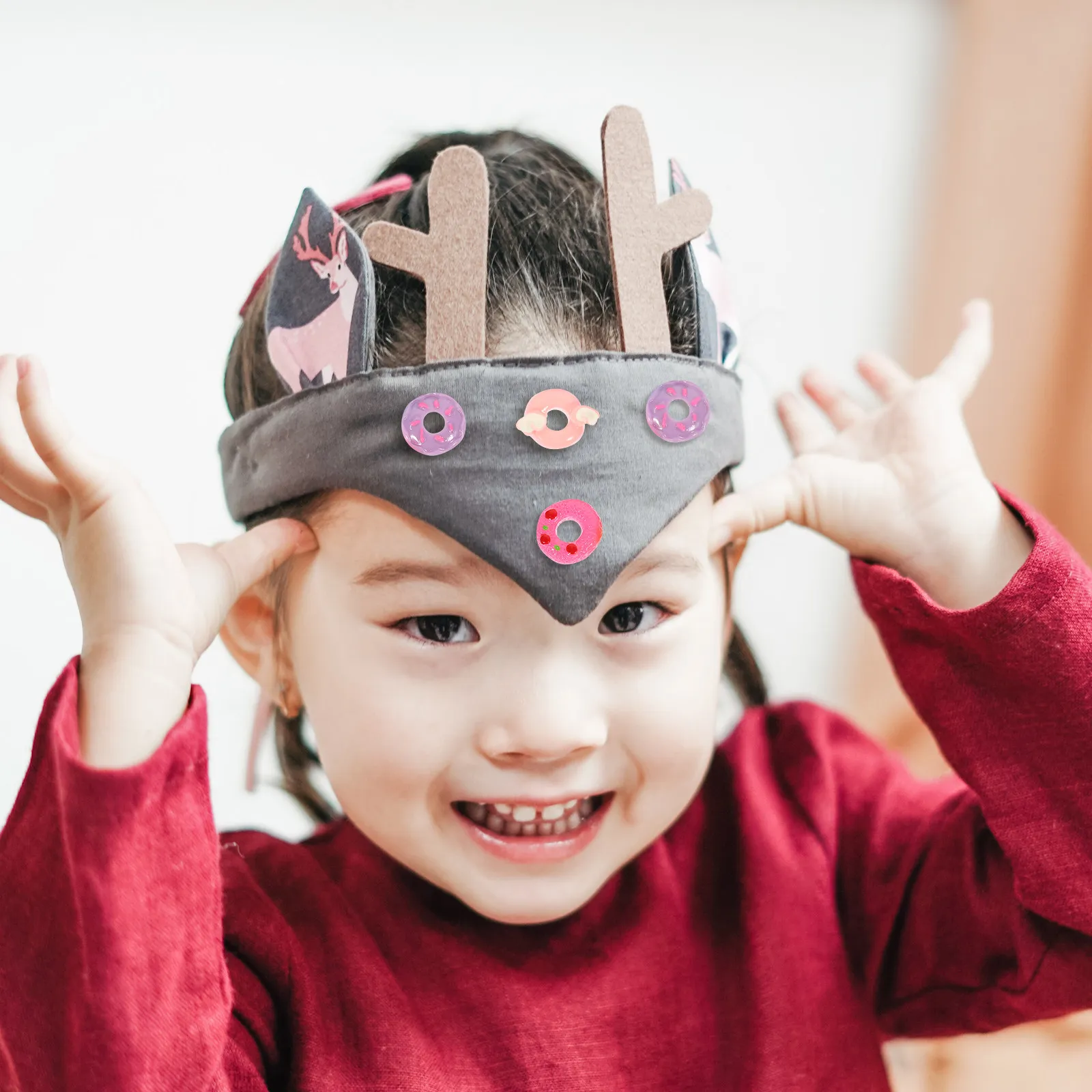 30개 시뮬레이션 음식 액세서리 미니 도넛 레진 공예 장식품 DIY 휴대폰 케이스 참 장식 머리핀 홈 파티 수제