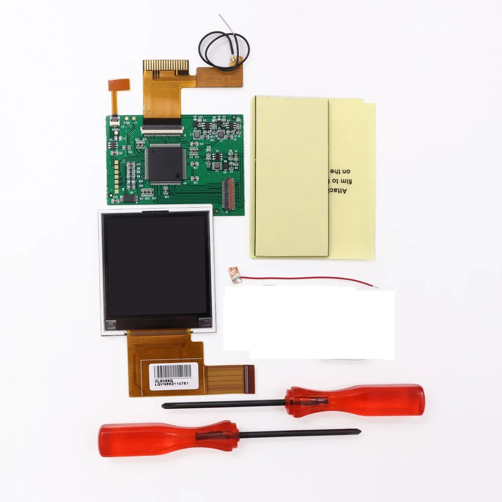 الضوء الخلفي IPS LCD لشاشة LCD الخلفية GBP مجموعات الإضاءة العالية لوحدة التحكم الجيب GameBoy