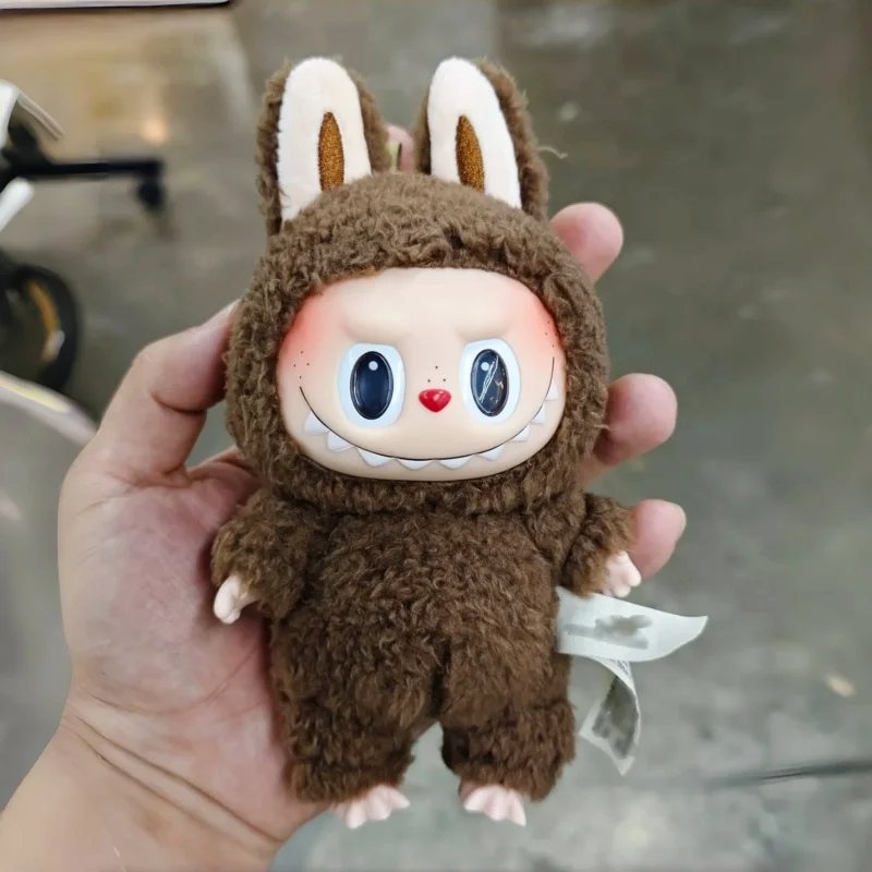 Hot Sale 1:1 Replica High Quality Cute Labubu The Monsters Toys Cardiac Macarone Kawai Figure Model Bag Keychain Decor Gifts Toy