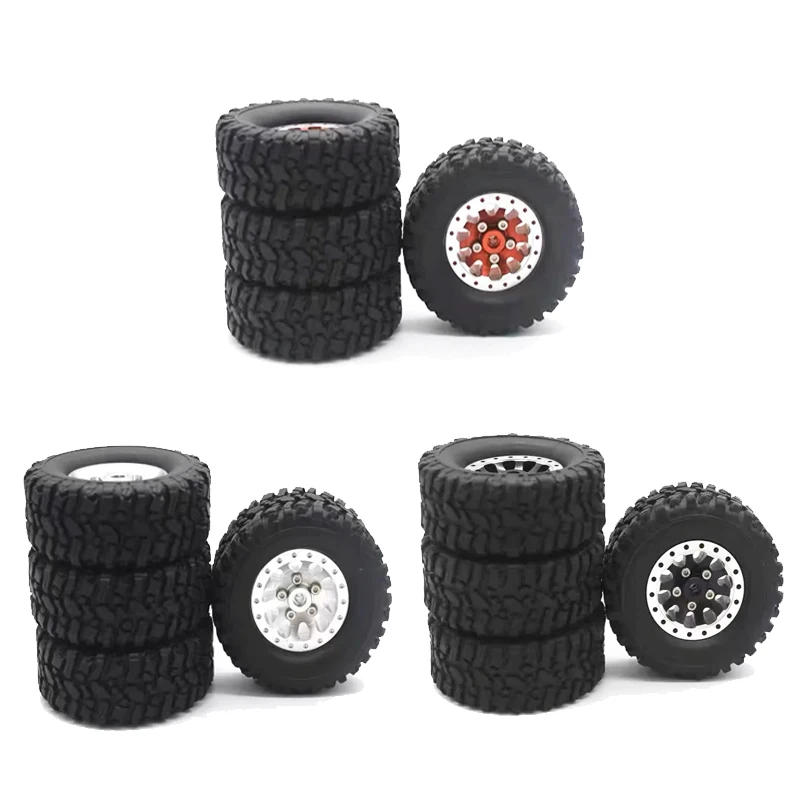 Outer Diameter 66mm Thickness 25mm Rubber Tire Climbing Tire Suitable for RC Car Naughty Dragon C14 C24 C34 B14 B24 MN-78 D90